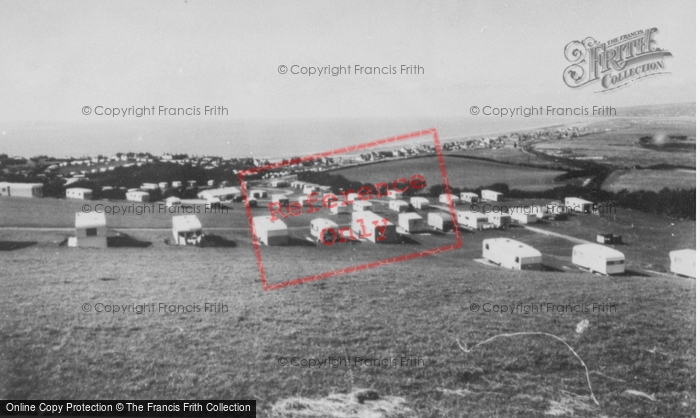 Photo of Borth, View From Caravan Park c.1965
