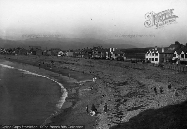 Photo of Borth, View From The Cliff c.1933