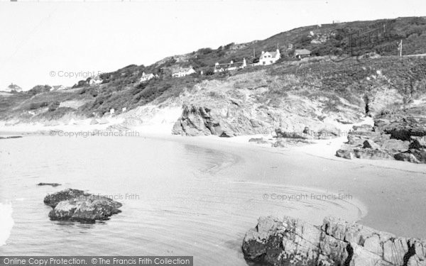 Photo of Borth Y Gest, Carreg Gnwc Cove c.1960
