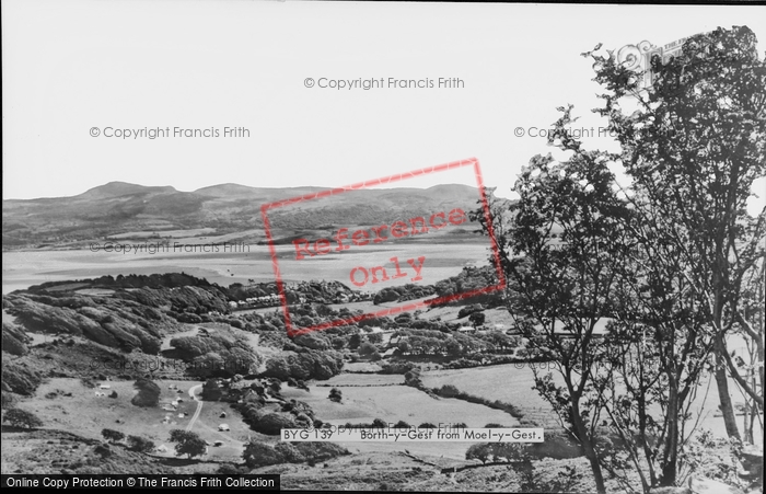 Photo of Borth Y Gest, From Moel Y Gest c.1960