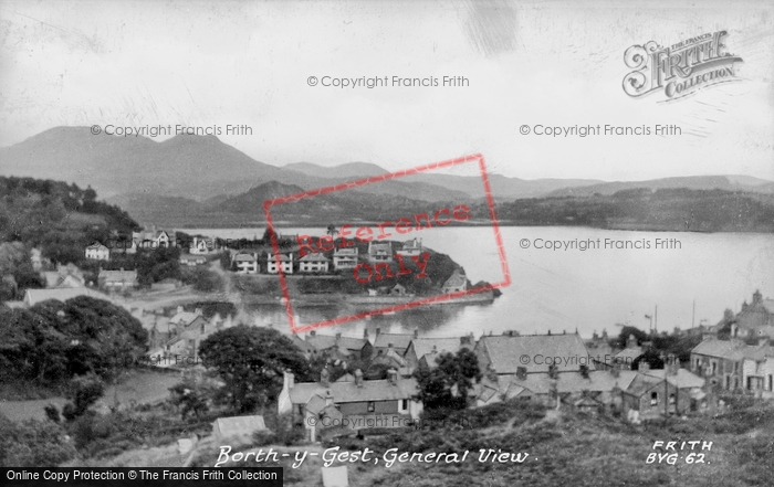 Photo of Borth Y Gest, General View c.1955