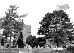 Church Tower And Churchyard c.1960, Bosbury