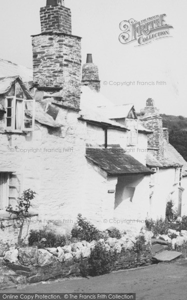 Photo of Boscastle, 14th Century Cottages  c.1960