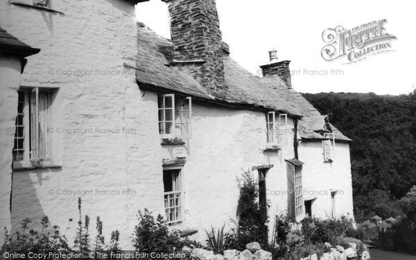 Photo of Boscastle, 14th Century Cottages c.1960