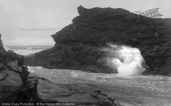 Photo of Boscastle, Blow Hole 1923