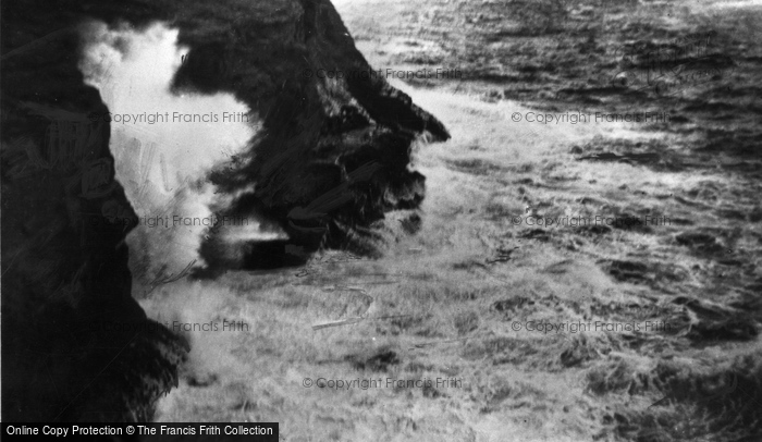 Photo of Boscastle, Blowing Hole  c.1960