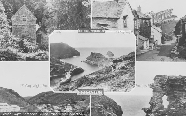 Photo of Boscastle, Composite c.1960