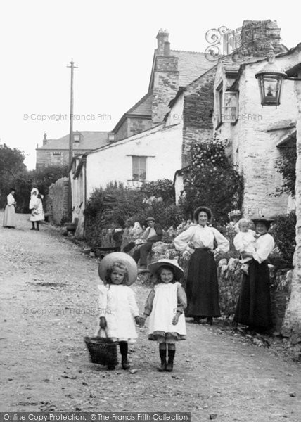 Photo of Boscastle, Going Shopping 1906