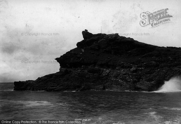 Photo of Boscastle, Profile Rock 1894