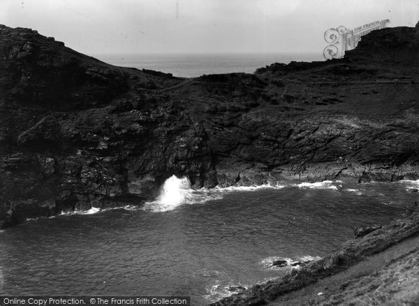 Photo of Boscastle, The Bridge And Blow Hole c.1955