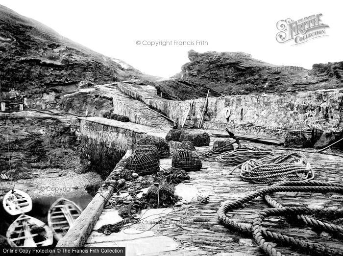 Photo of Boscastle, The Harbour And Profile Rock 1894