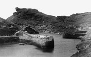 The Harbour And Profile Rock 1914, Boscastle