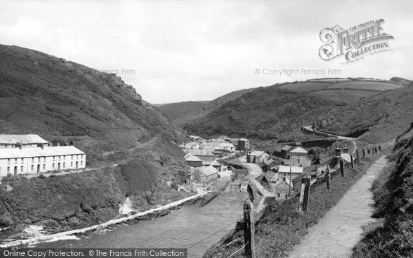 Photo of Boscastle, The Village c.1955