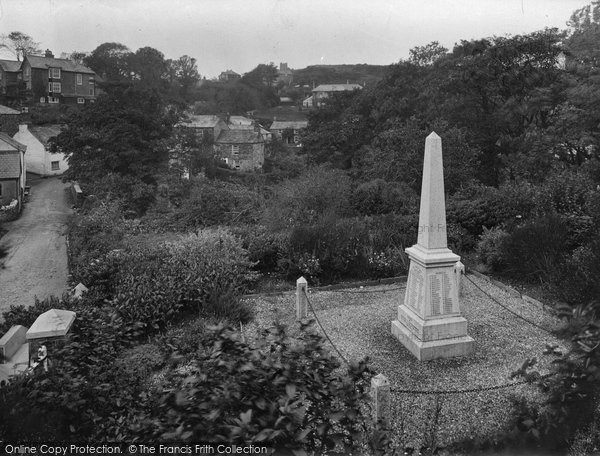 Photo of Boscastle, The War Memorial 1923