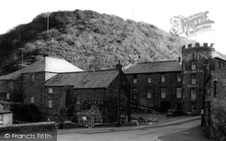 The Wellington Hotel And Old Mill c.1960, Boscastle