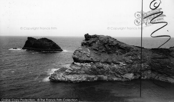 Photo of Boscastle, Victoria Rock  c.1960