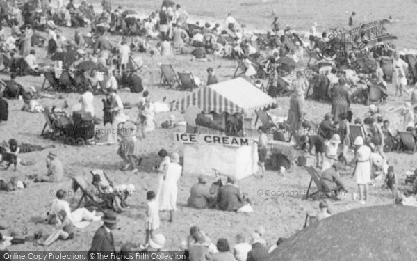 Photo of Boscombe, Beach 1931
