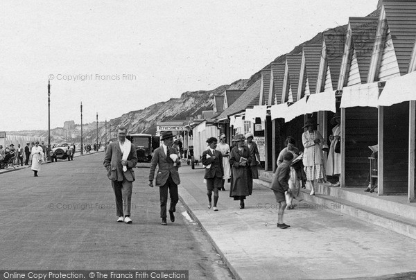 Photo of Boscombe, Strolling Along The Promenade 1922