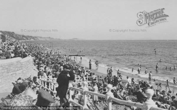 Photo of Boscombe, The Beach c.1955