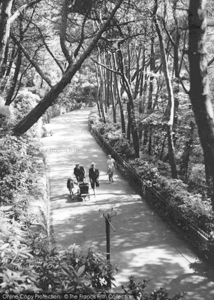 Photo of Boscombe, The Chine c.1955