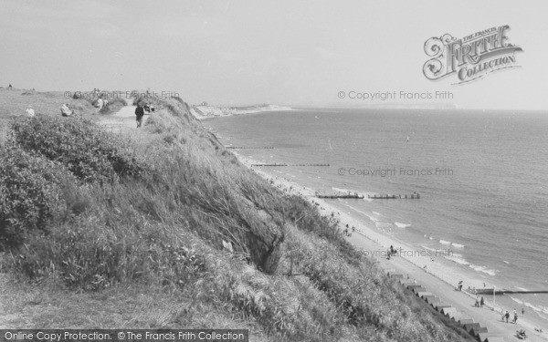 Photo of Boscombe, The Cliffs c.1960