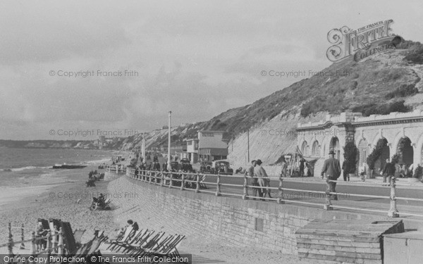 Photo of Boscombe, Undercliff Drive And Sands c.1950