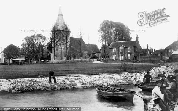 Photo of Bosham, Holy Trinity Church And The Green 1903