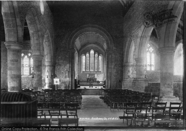 Photo of Bosham, Holy Trinity Church Interior 1902