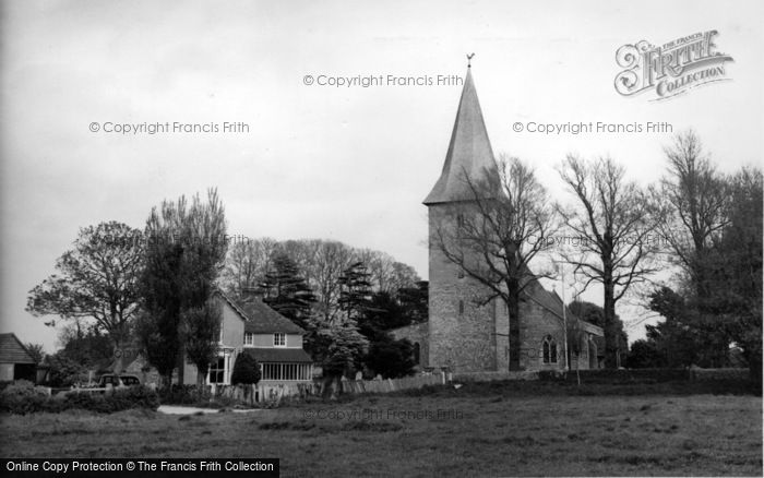 Photo of Bosham, The Green And Holy Trinity Church c.1955