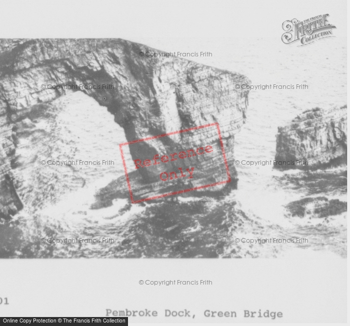 Photo of Bosherston, The Green Bridge Of Wales c.1950