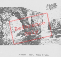 The Green Bridge Of Wales c.1950, Bosherston