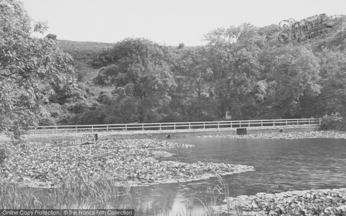 Photo of Bosherston, The Lily Pond And Bridge c.1955