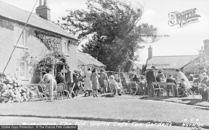 Photo of Bosherston, The Old World Cafe Tea Gardens c.1955