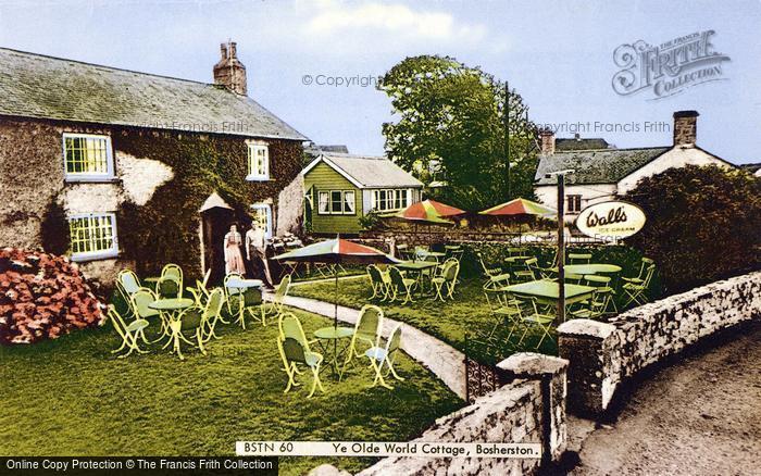 Photo of Bosherston, Ye Olde World Cottage c.1959