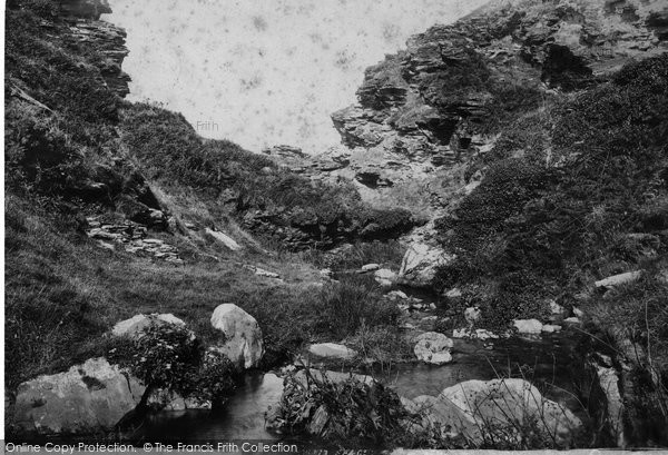 Photo of Bossiney, Rocky Valley 1895