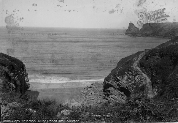 Photo of Bossiney, Rocky Valley Bay 1894