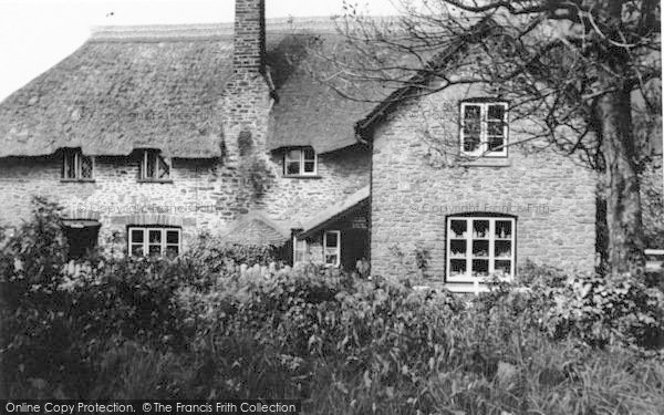 Photo of Bossington, A Thatched Cottage c.1935