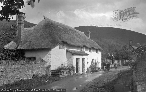 Photo of Bossington, Cottages In The Village 1931