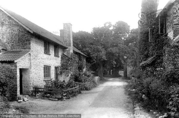 Photo of Bossington, The Village 1901