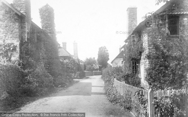 Photo of Bossington, The Village 1901