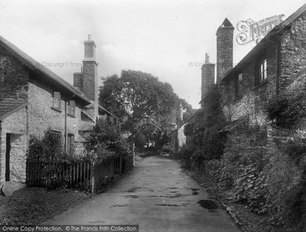 Photo of Bossington, The Village 1931