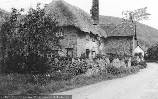 Photo of Bossington, The Village c.1935
