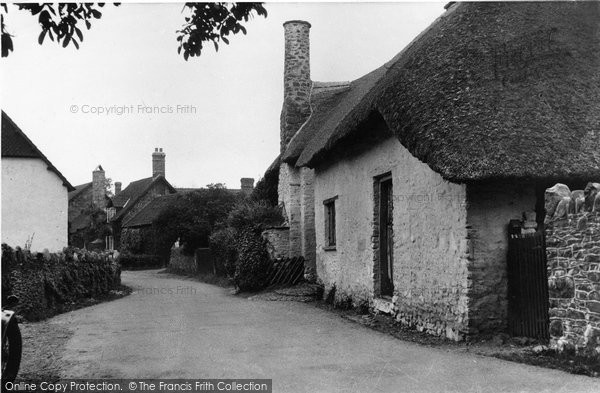 Photo of Bossington, The Village c.1950