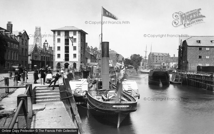 Photo of Boston, Doughty Quay 1890