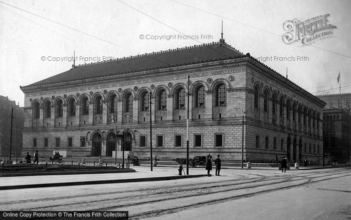 Photo of Boston, Public Library 1904
