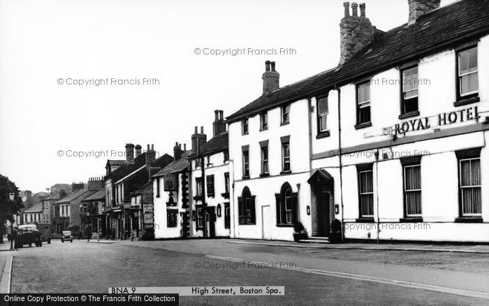 Photo of Boston Spa, High Street c.1955
