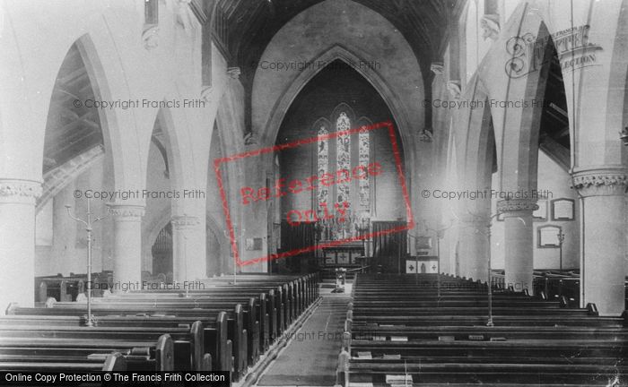 Photo of Boston Spa, The Church Interior 1895