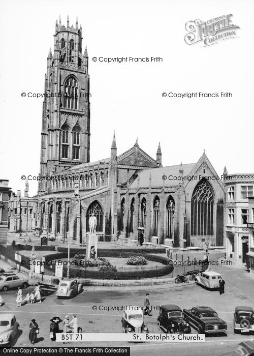 Photo of Boston, St Botolph's Church c.1955