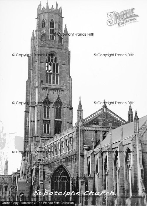 Photo of Boston, St Botolph's Church c.1955