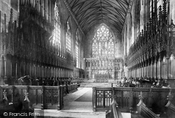 St Botolph's Church Choir East 1893, Boston